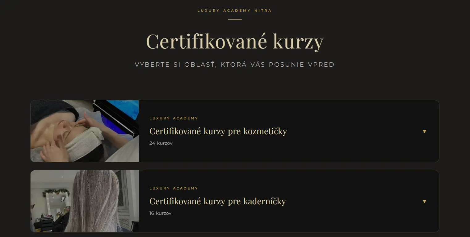 DS Beauty Nitra kurzy